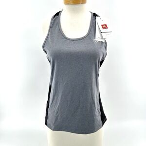 Santic Cycling Jersey‎ Tank Womens XL Gray Black Bike Ride Race Pocket NWT